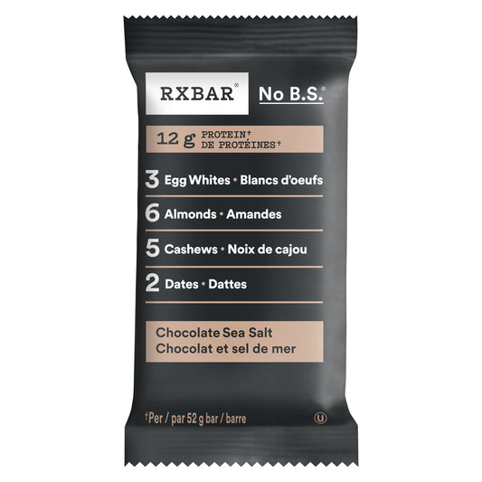 Barre Prteiné, RXBAR Chocolat et sal de mer