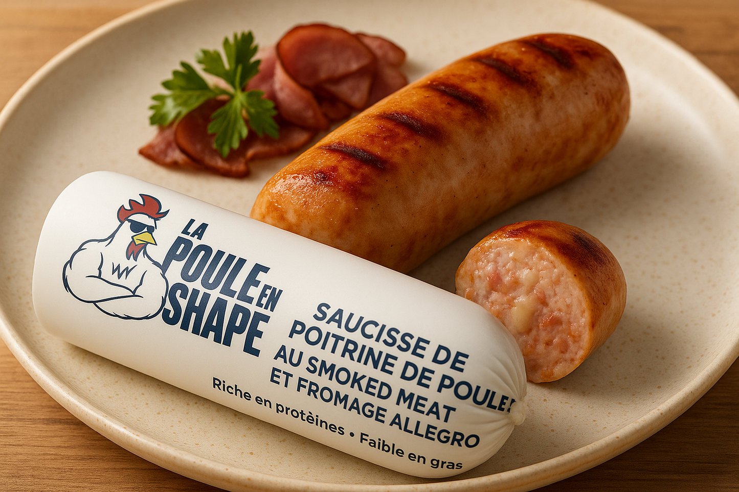 Saucisses Poulet, Smoked Meat & Fromage ALLEGRO