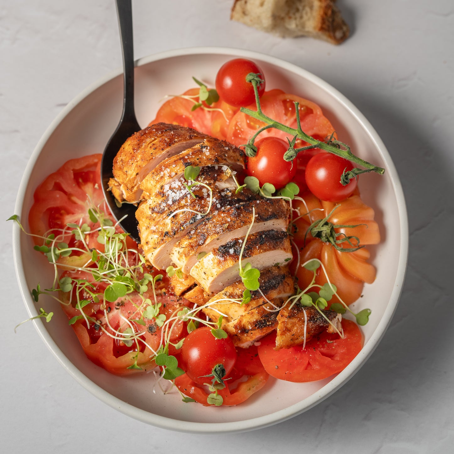 Poitrine de poulet Miel et Ail