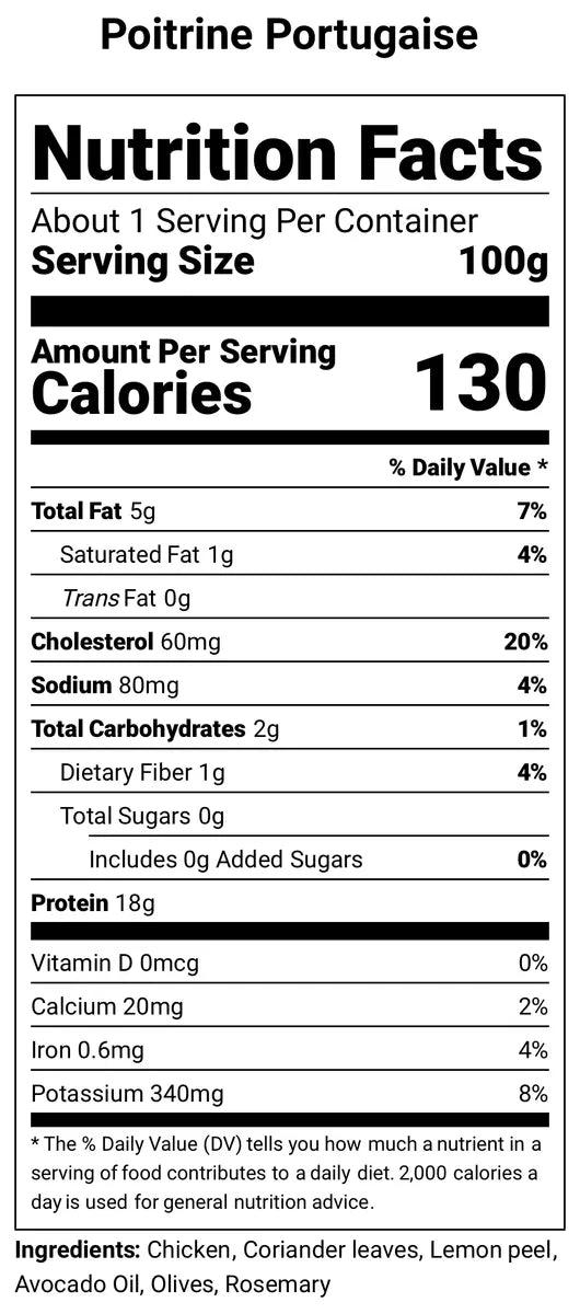Poitrine Portugaise ( 1kg )